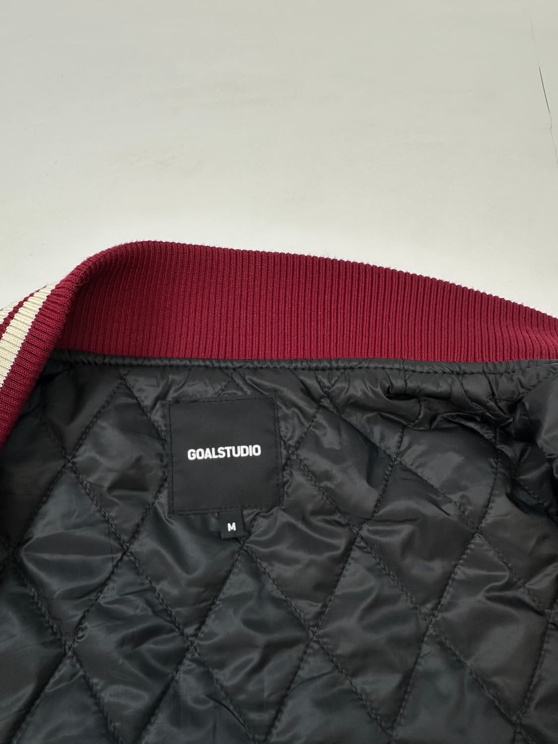 골스튜디오 풀패치 바시티자켓(누빔) 상품이미지6