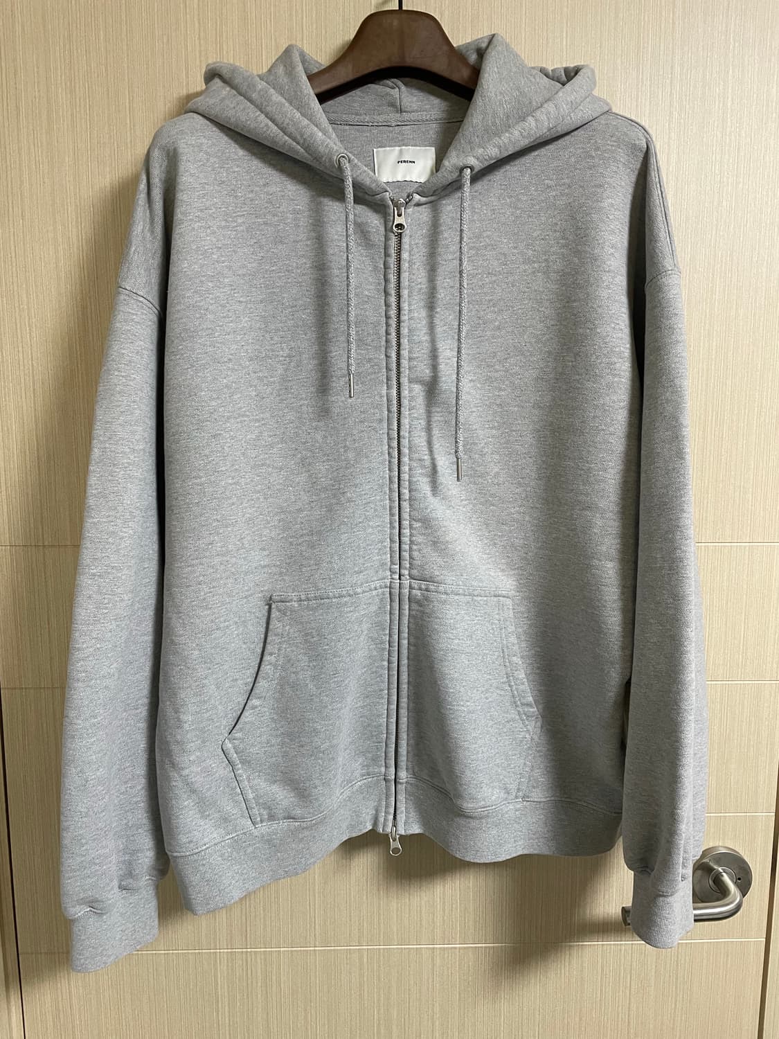 퍼렌 / 워시드 후드 집업 / 그레이 / 3 상품이미지2