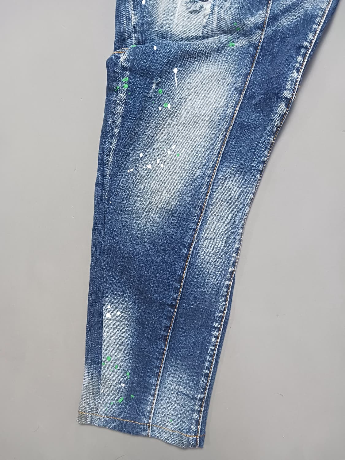 [50] 디스퀘어드2 멀티페인트 스팟 타이디바이커진 청바지 34 35 상품이미지3