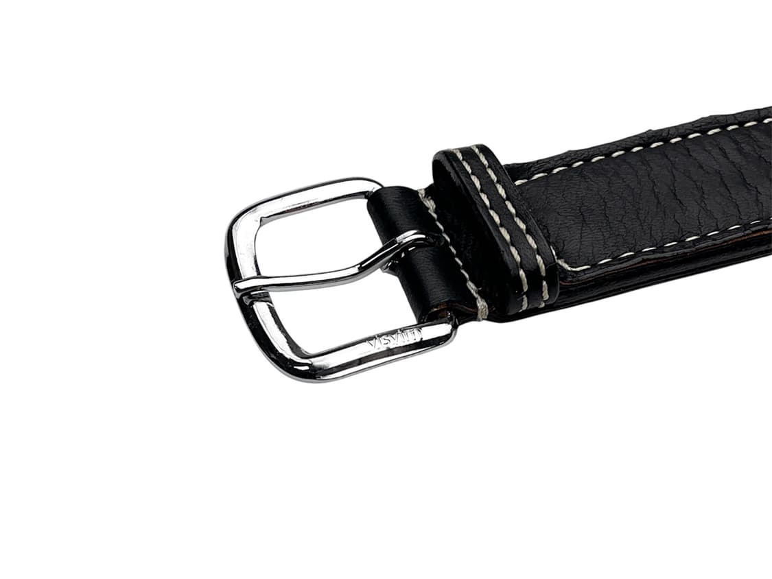 leather patch suede belt 상품이미지4