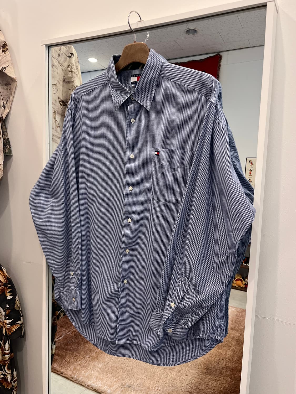 90s Tommy Hilfiger 타미힐피거 잔체크 셔츠 상품이미지1
