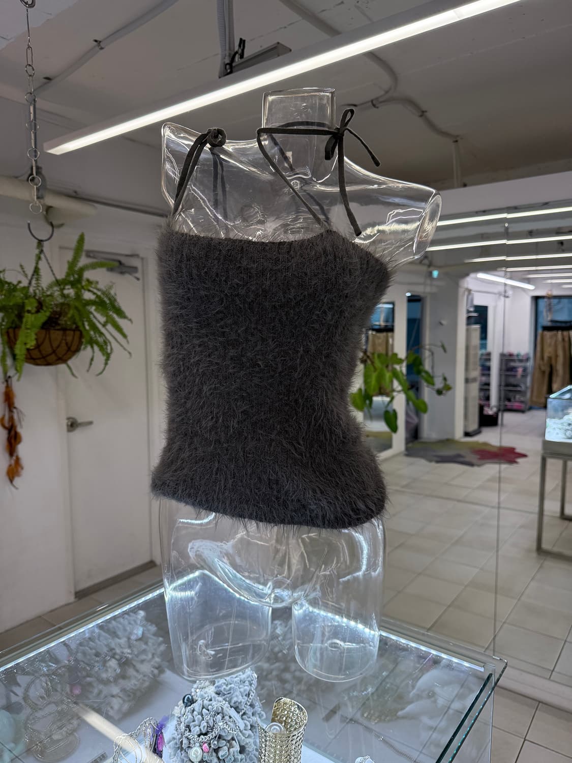 fluffy knit cami top 상품이미지1