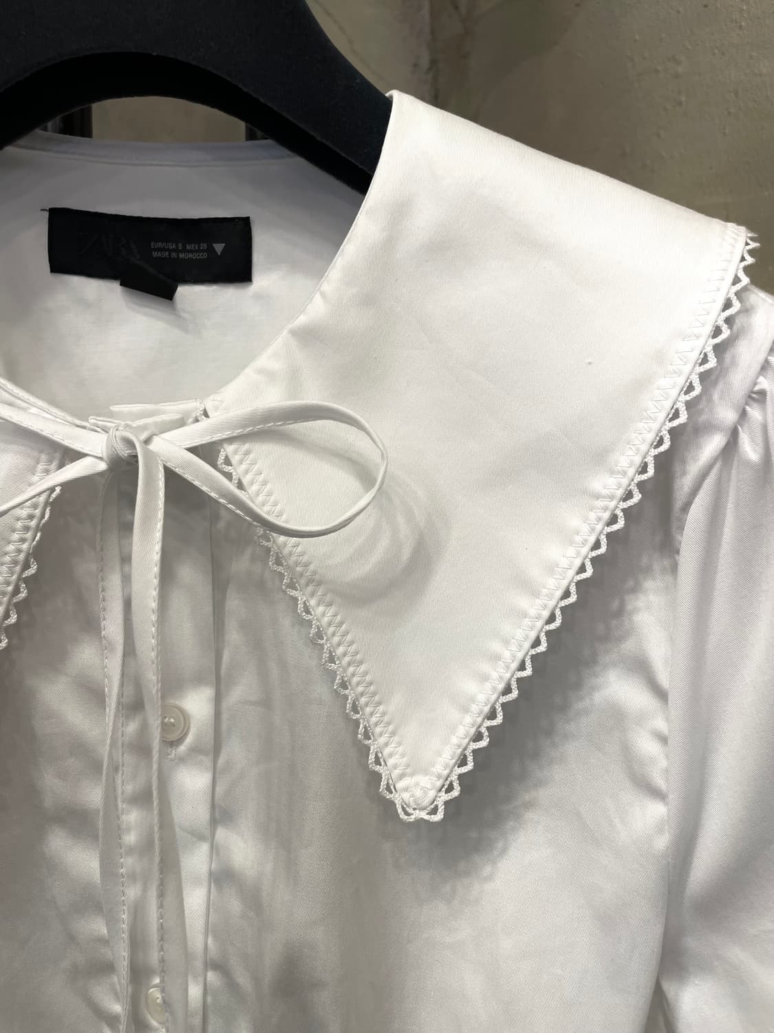 자라 세일러 카라 블라우스 55 상품이미지5