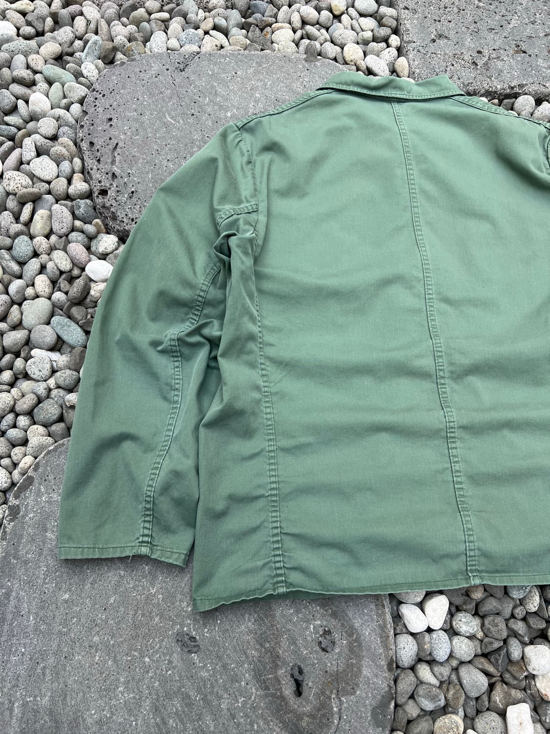 OLD VINTAGE FRENCH GREEN 빈티지프렌치워크자켓 상품이미지9