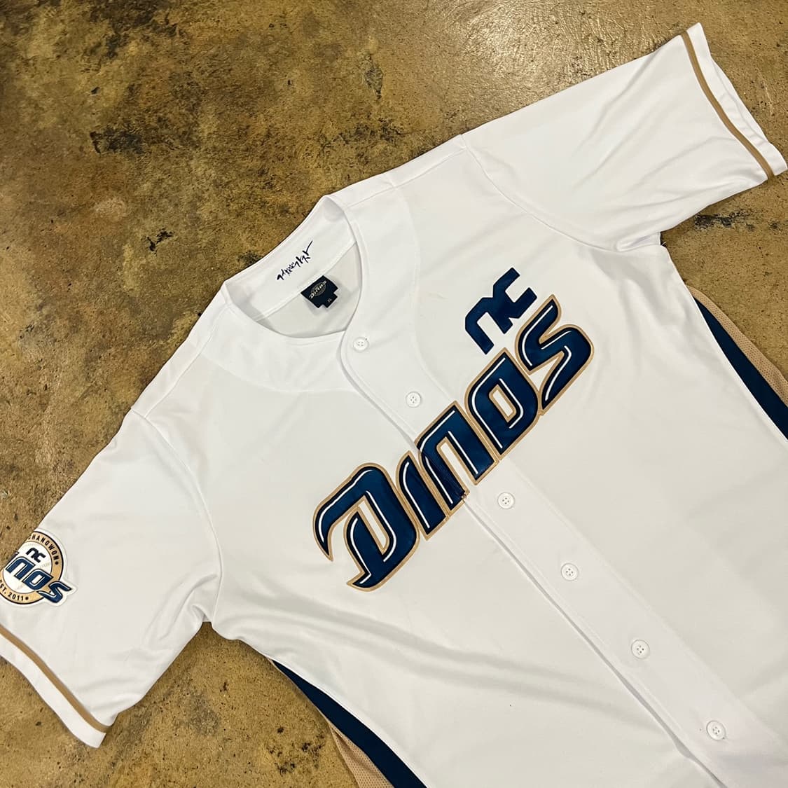 [XL] NC 다이노스 야구 유니폼 화이트 b15 상품이미지1