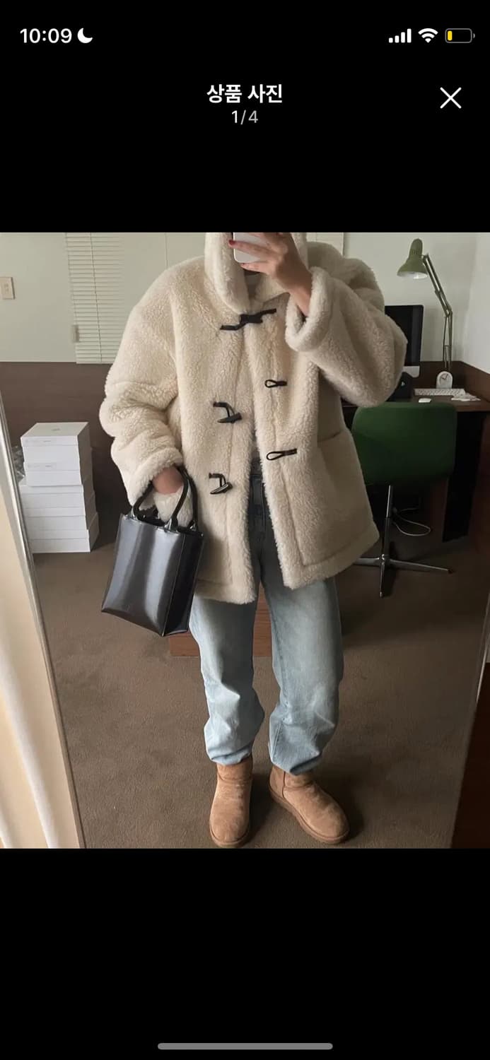 망고매니플리즈 양털 더플 무스탕 퍼 자켓  상품이미지1