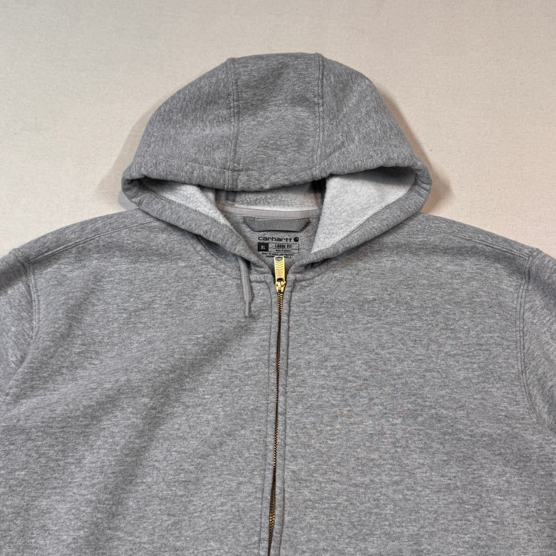 XL) 칼하트 미드웨이트 오리지널핏 후드집업 그레이 상품이미지3