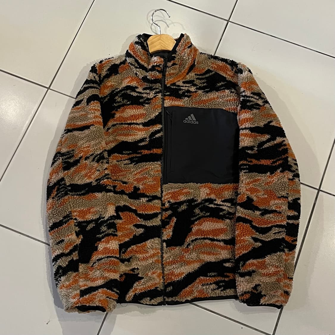 아디다스 양면 리버시블 패턴 후리스  상품이미지1