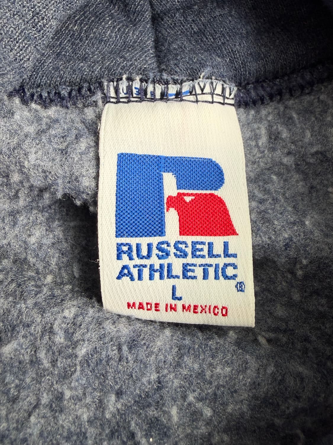 90s Russell Hoodie (charcoal blue) 상품이미지3