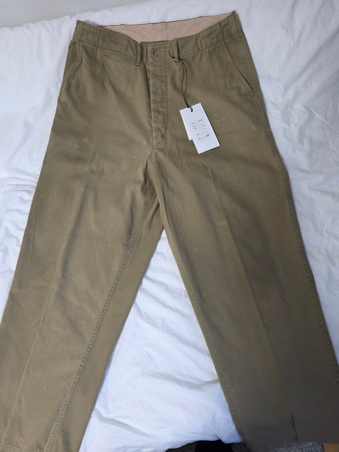 [1] 25AW 아프레쎄 빈티지 치노 베이지 상품이미지2