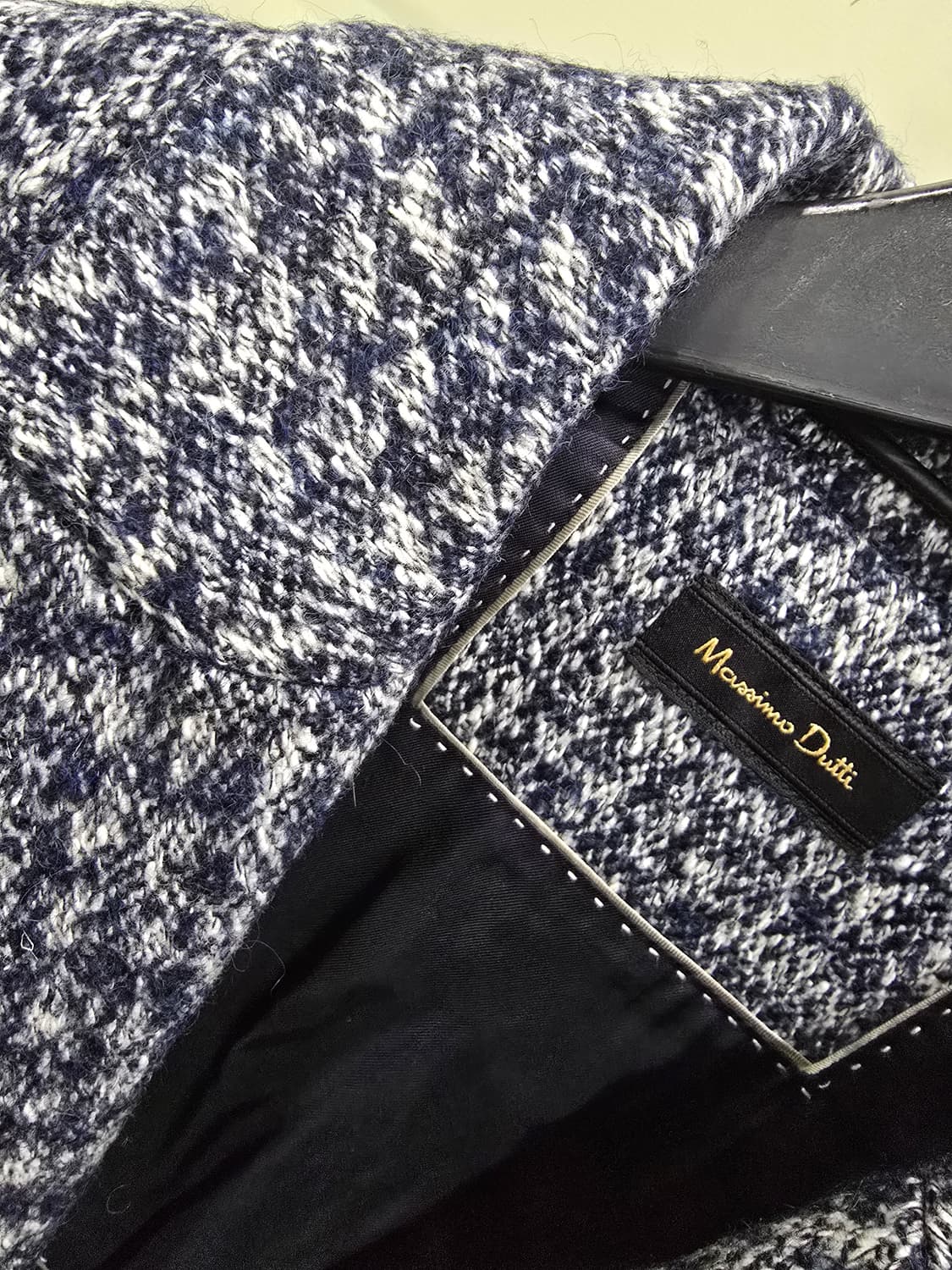 Massimo Dutti 체크 무늬 코트 S 상품이미지4