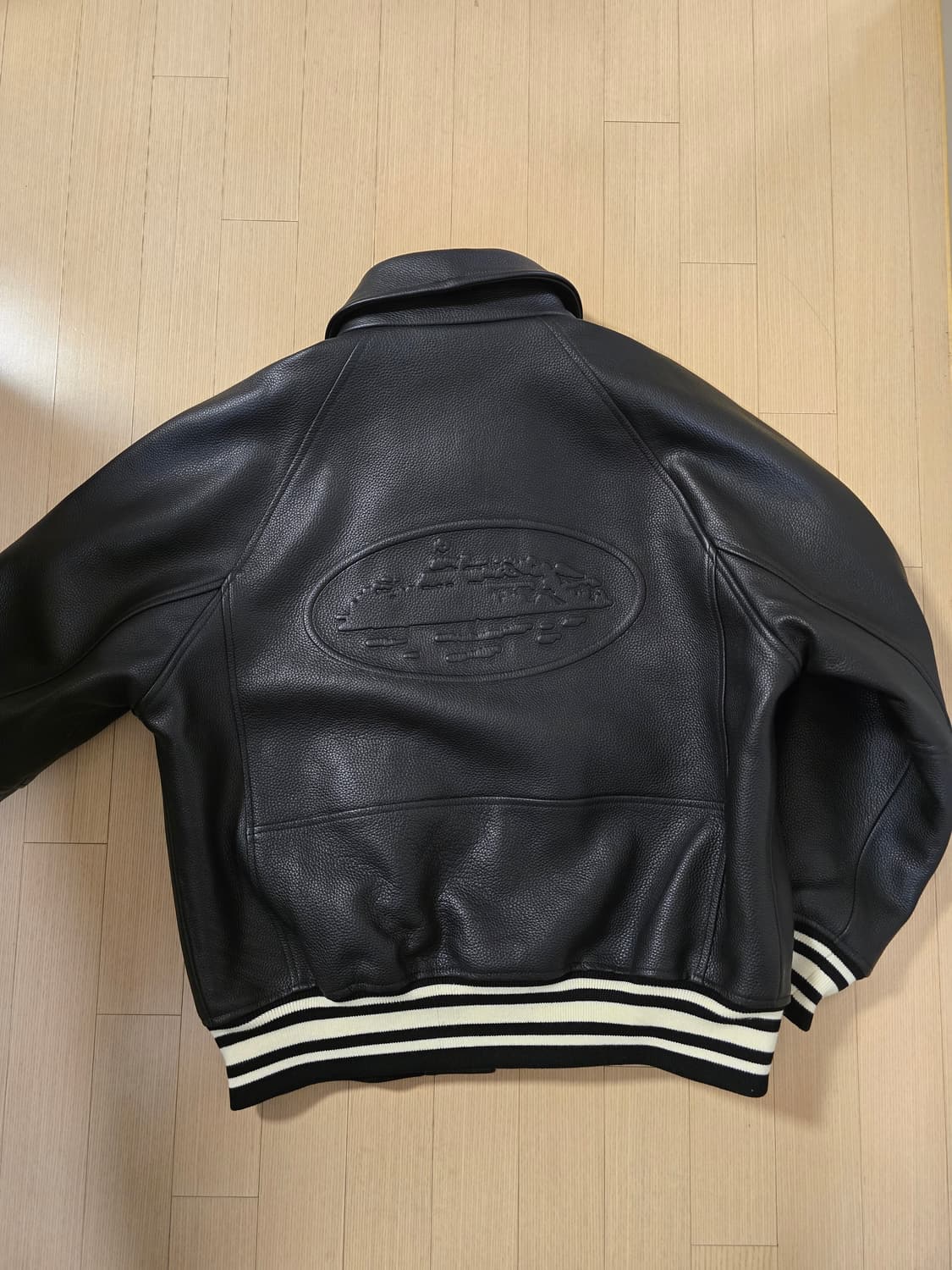 Corteiz 코르테이즈 레더 자켓 블랙 S 상품이미지2