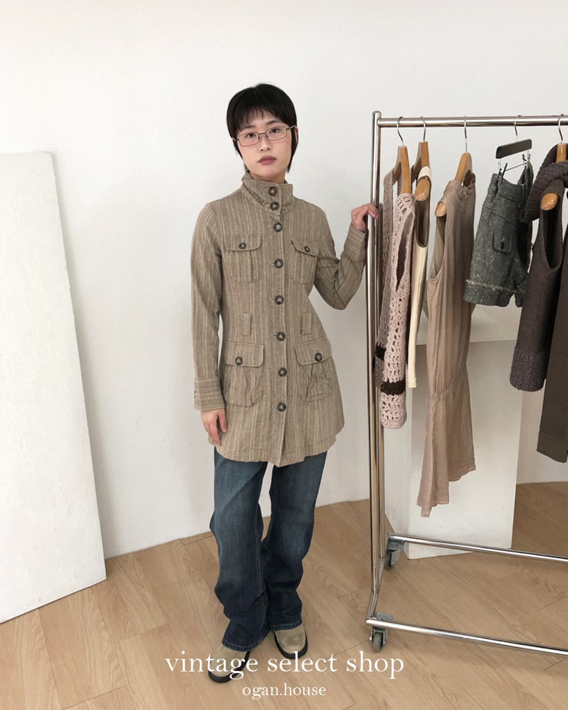 vintage washed straight denim pants 상품이미지6