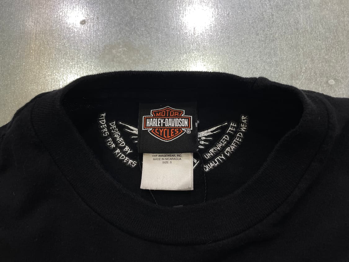 (S) Harley Davidson 할리 핑크 로고 프린팅 반팔티 상품이미지8