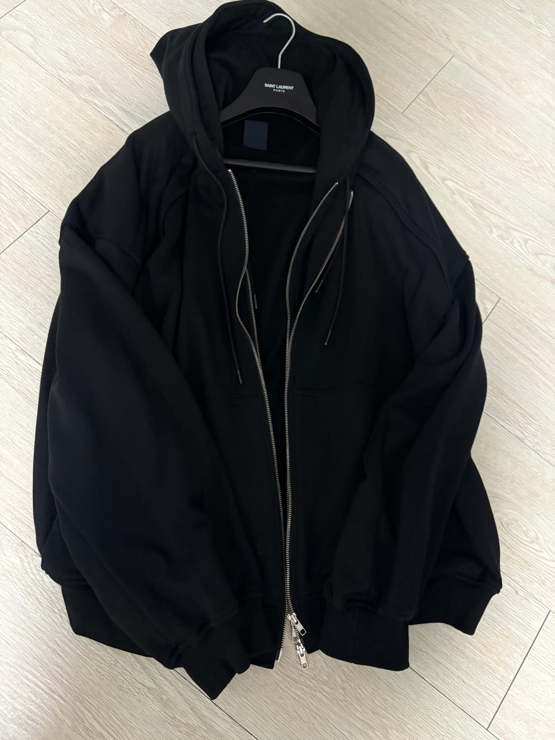 [L] 준지 더블 후드 집업 자켓 상품이미지1