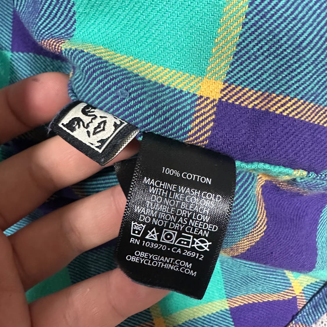 ✨ (바배) 오베이 체크 셔츠  상품이미지4