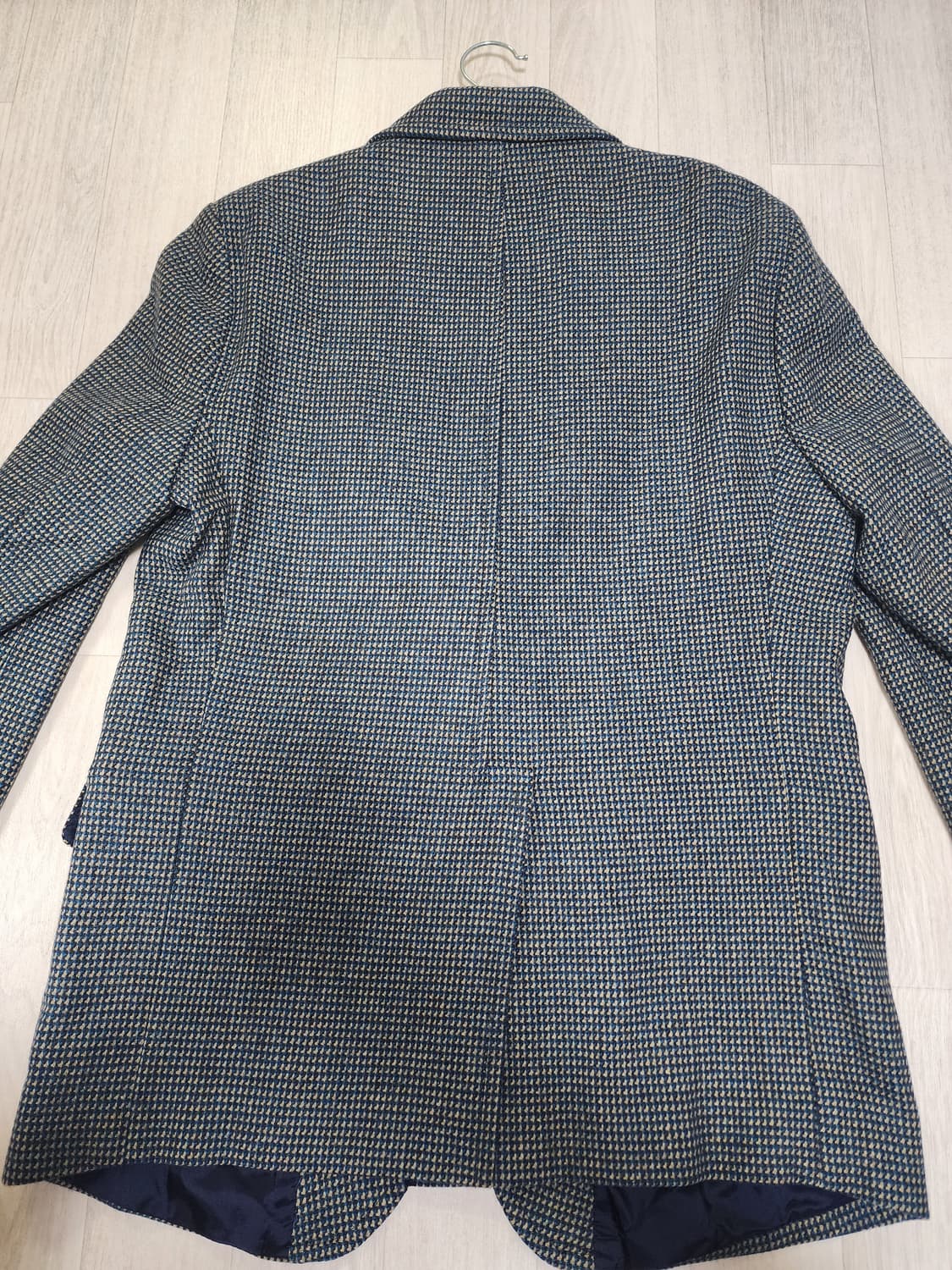 YALE X BROWN OC 하운즈투스 체크 블레이저 자켓 블루 상품이미지9