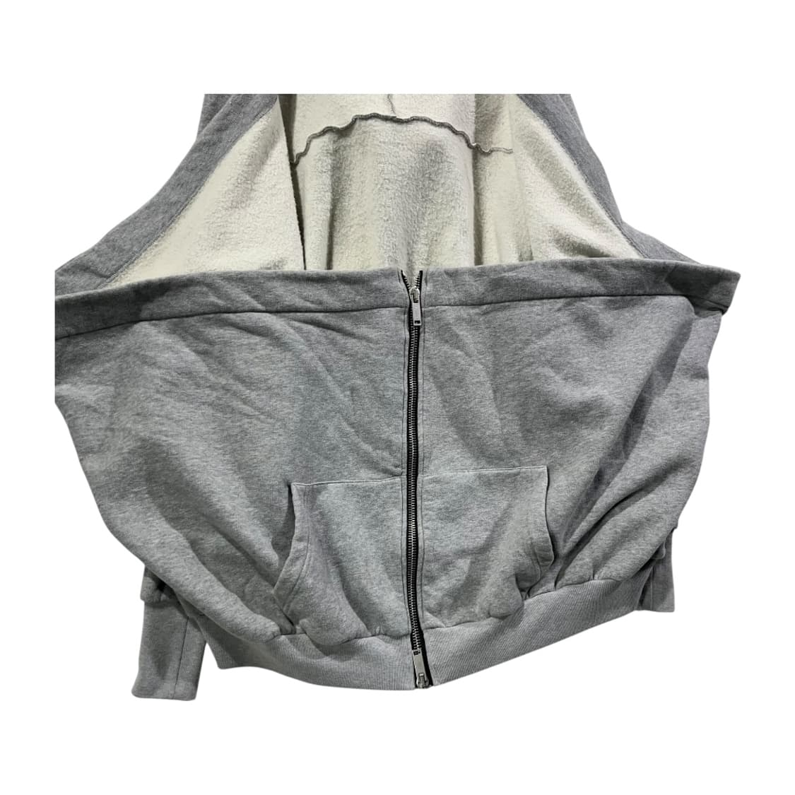 [UNRAVEL PROJECT] 언라벨프로젝트 오픈 케이프 후드집업 상품이미지6