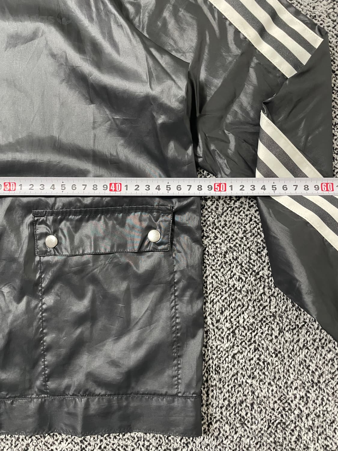 빈티지9. 아디다스 올드스쿨 빈티지 글로시 져지 바이커 점퍼 상품이미지5