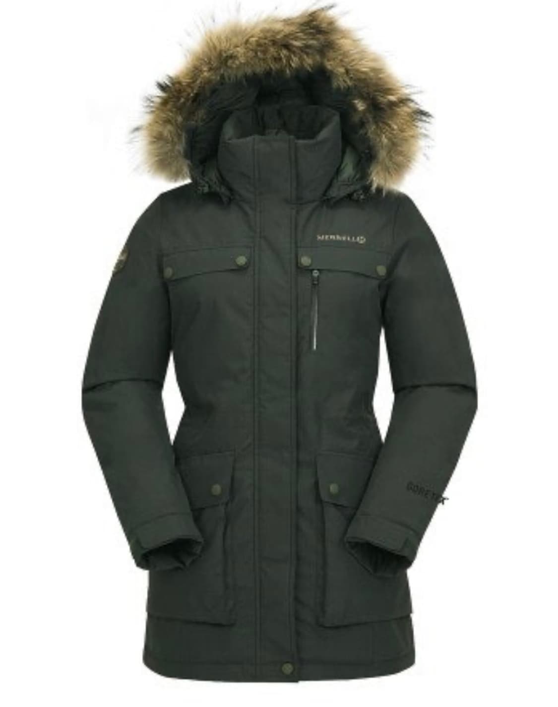 y2k 머렐 여성 폴라랜드3 구스다운야상 블랙 점퍼 자켓 상품이미지2