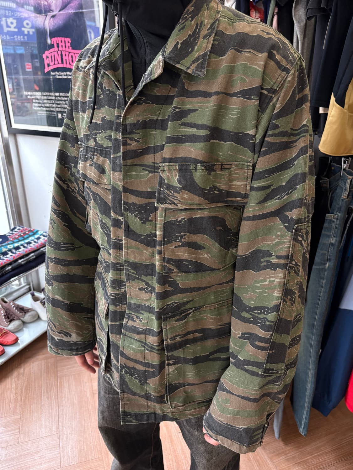 90s US Army 타이거 카모 오버셔츠  상품이미지2