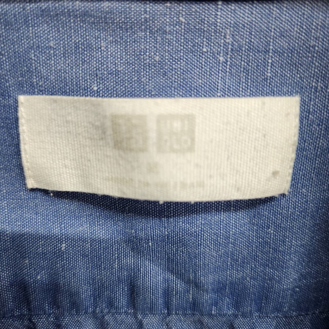 유니클로 원포켓 린넨혼방 반팔셔츠 M(M) 남여공용 상품이미지5