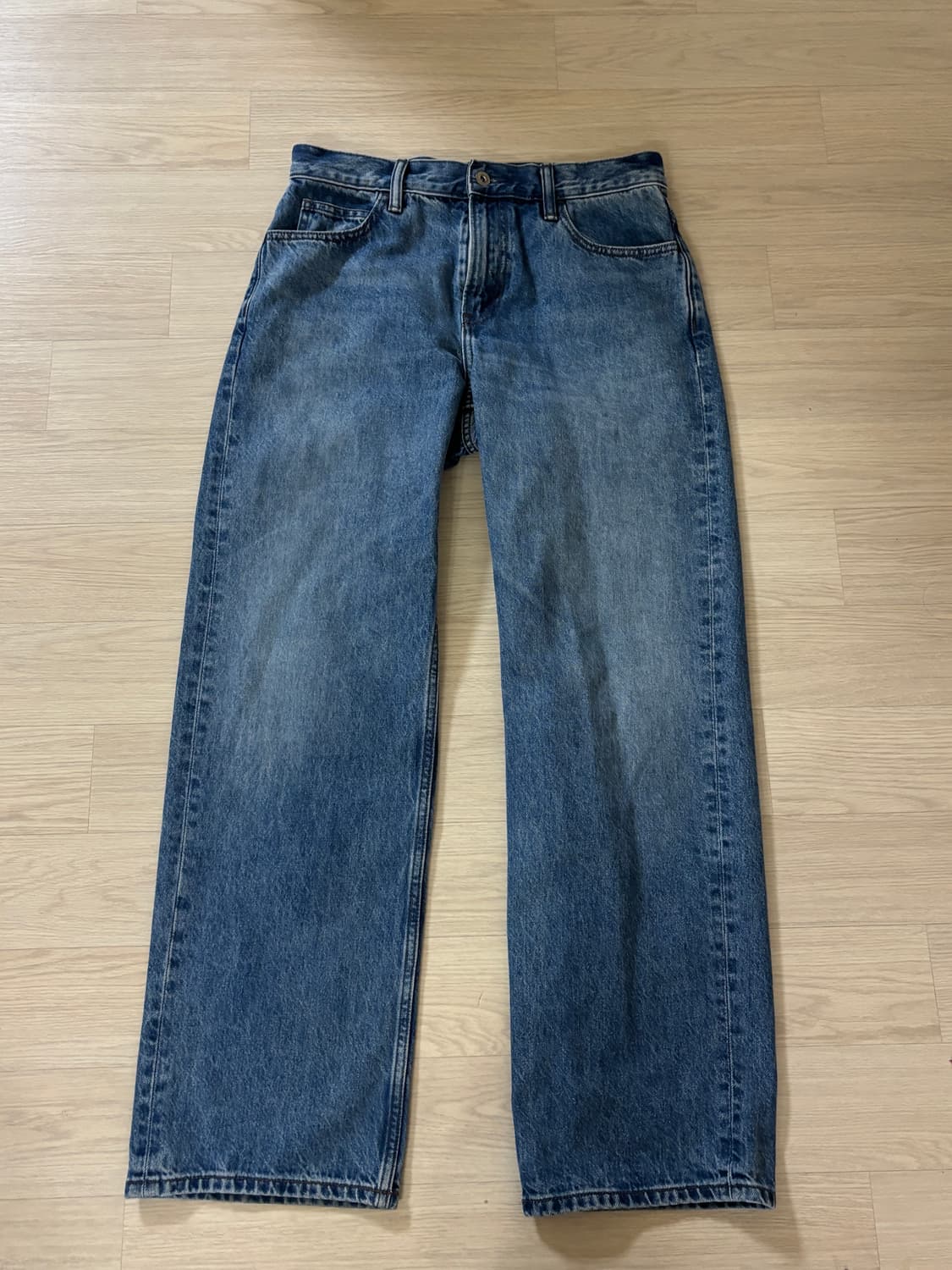 유니클로 x jw 앤더슨 스트레이트 진 65 blue 상품이미지4