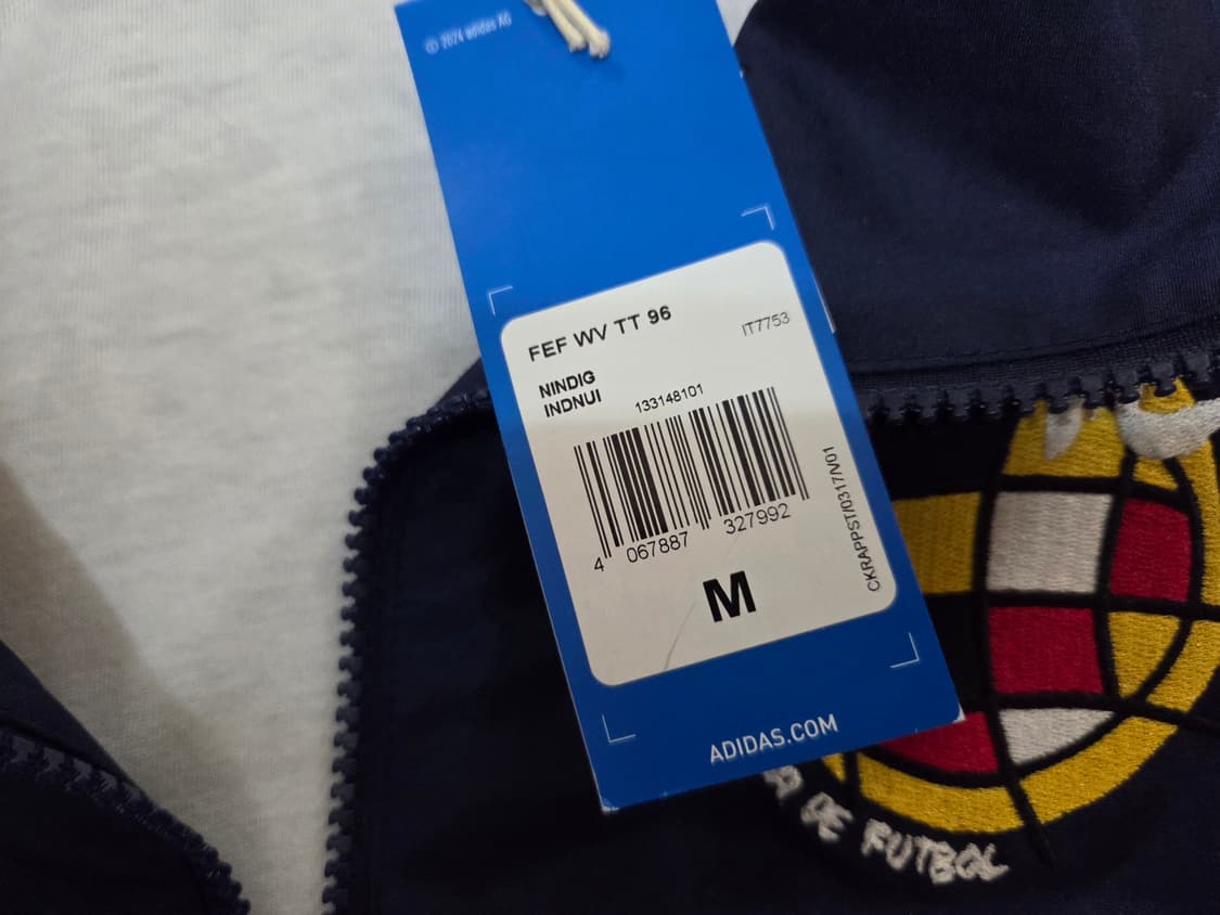 아디다스 스페인 1996 트랙 자켓 새제품 상품이미지3