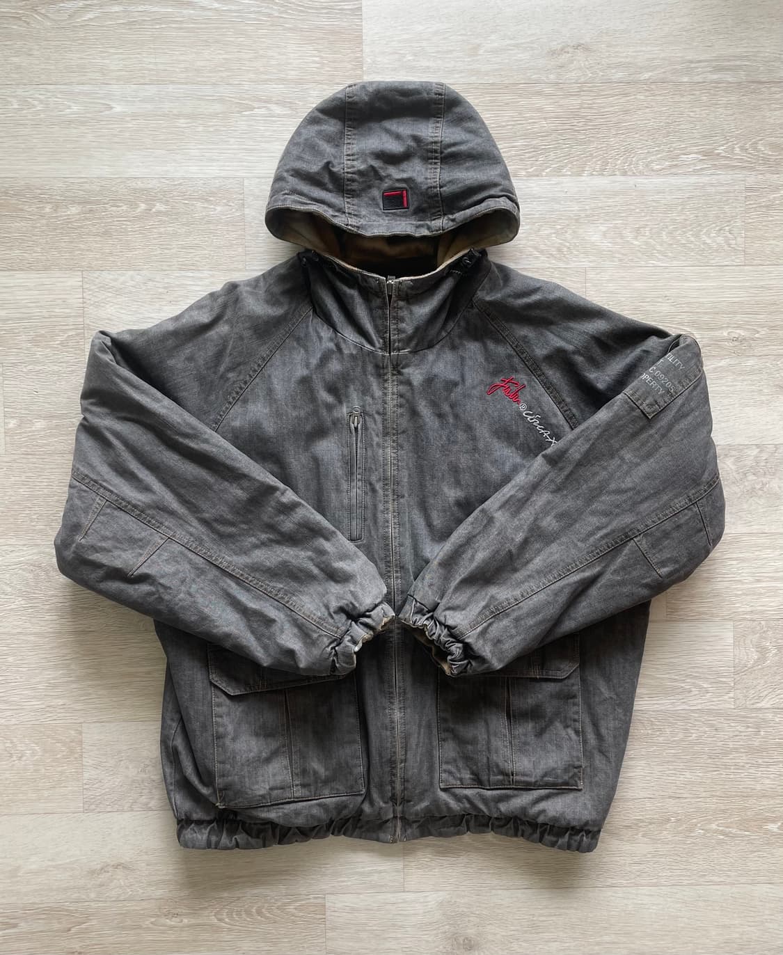 푸부 FUBU 리버시블 카모/흑청 자켓 상품이미지1