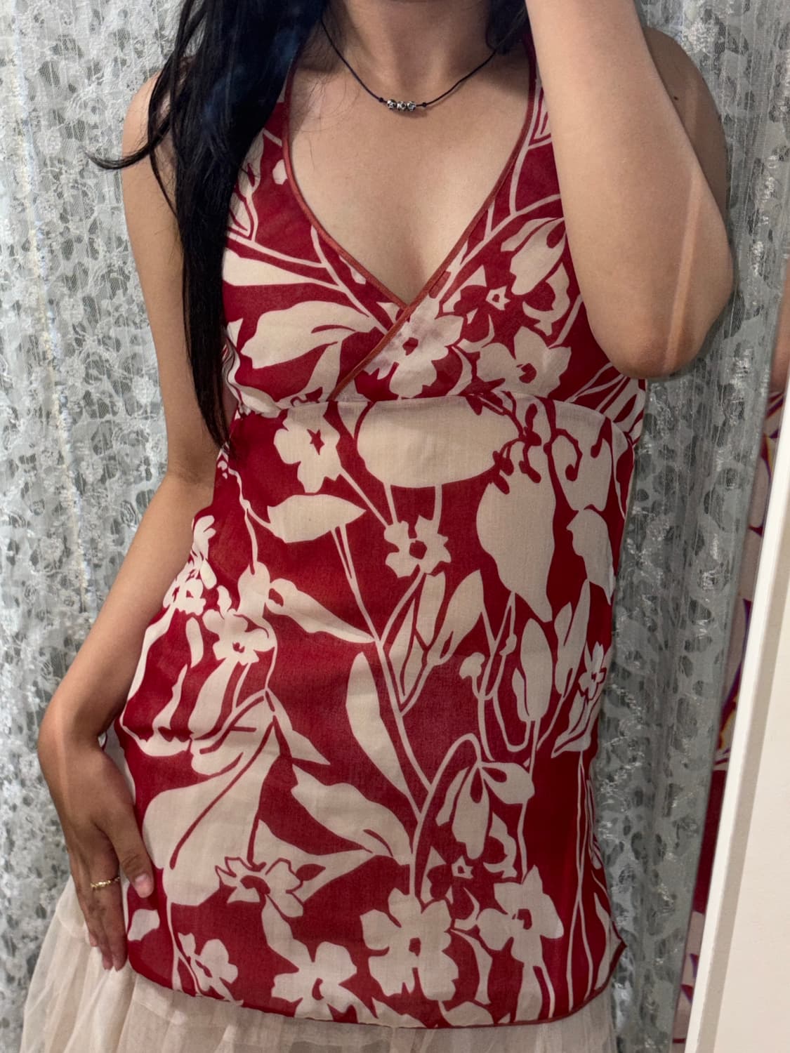 Red halter neck  상품이미지3