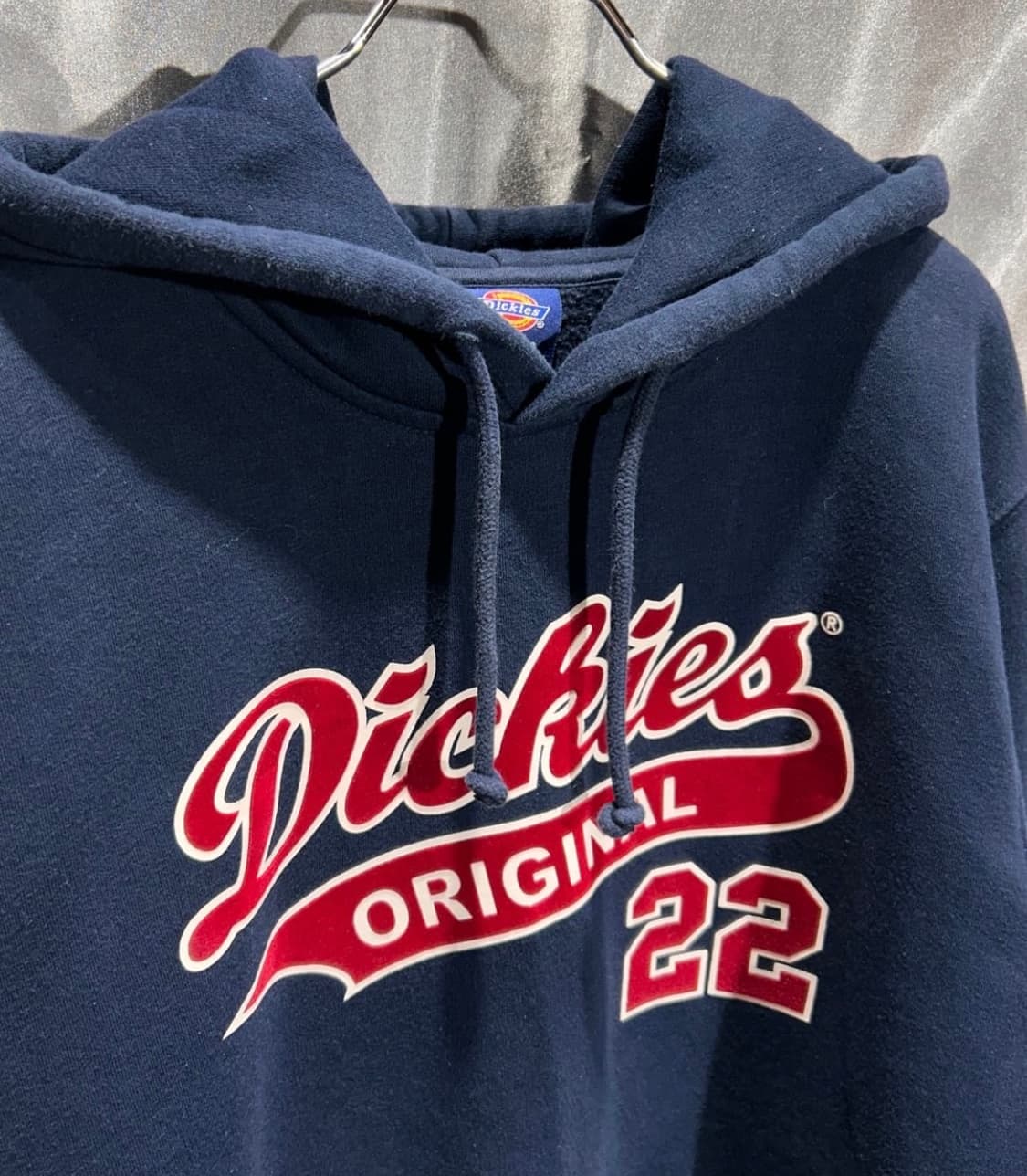 XL 디키즈 오리지널 22 빅로고 네이비 후드티 상품이미지3