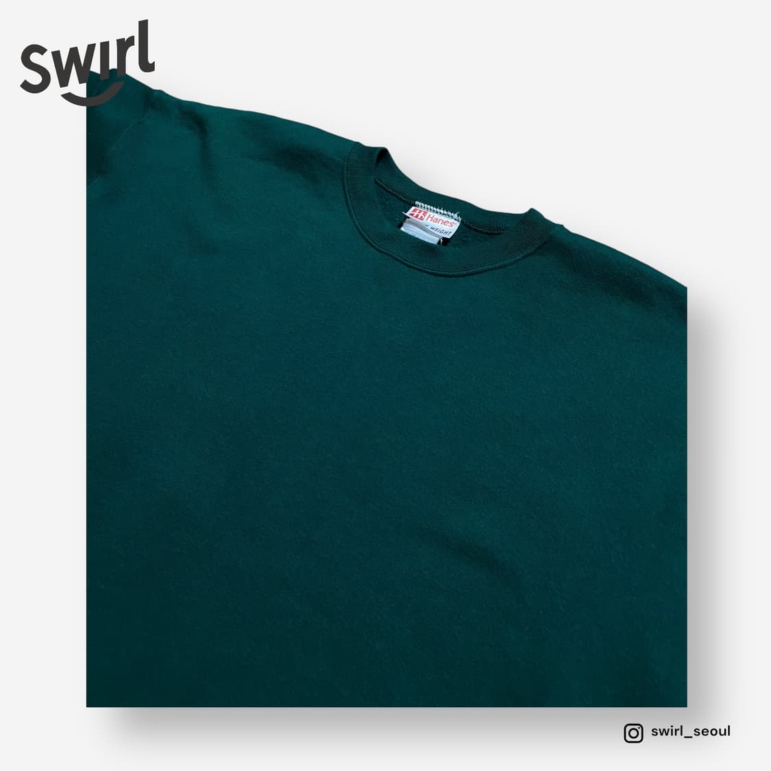 🌊Hanes Green sweatshirts 상품이미지5