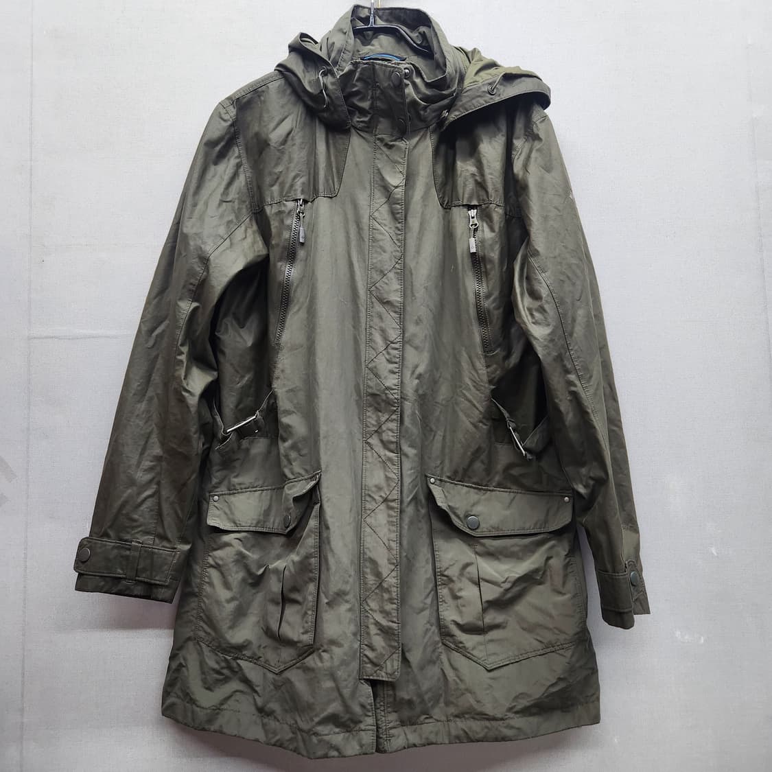 콜롬비아 카키 후드 야상점퍼 XL(L) 상품이미지1