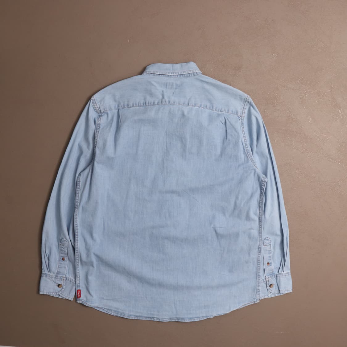 랭글러 코튼 워크셔츠 연청 A1537 상품이미지5
