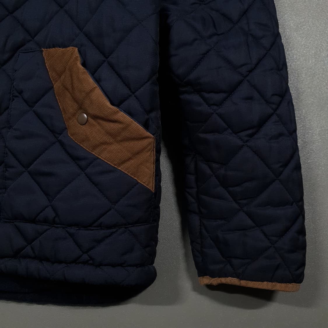 XL) 폴로 랄프로렌 USA 포니 코듀로이 골덴 배색 퀼팅 헌팅 자켓 상품이미지5