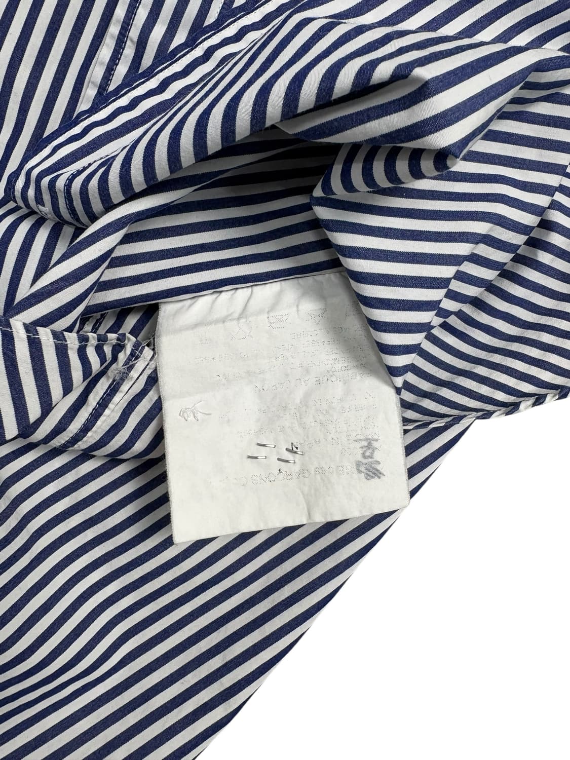 꼼데가르송 스트라이프 셔츠 블랙 하트 상품이미지6