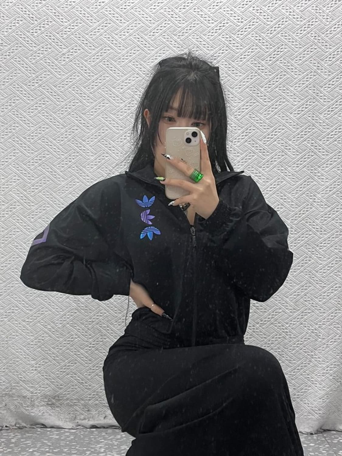 아디다스 파이어버드 제노 키치 빅 트레포일 져지 집업 L C08641 상품이미지1