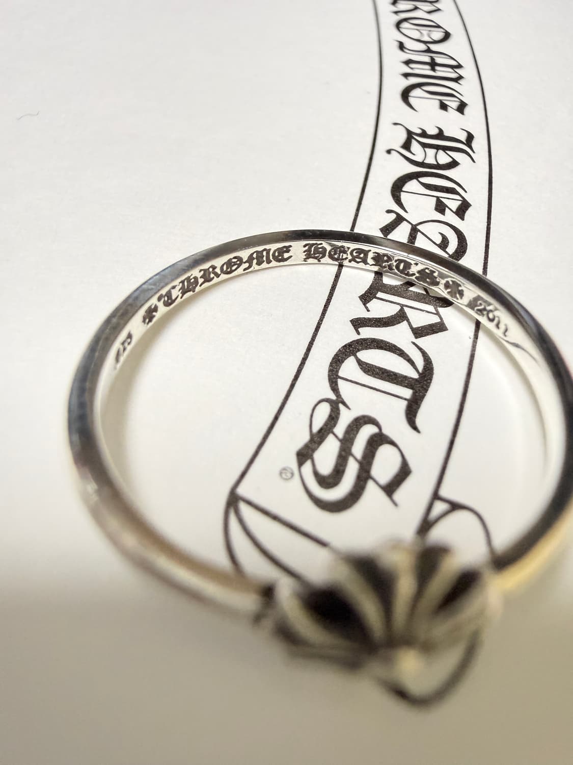 크롬하츠 플러스 버블검 실버 링 상품이미지2