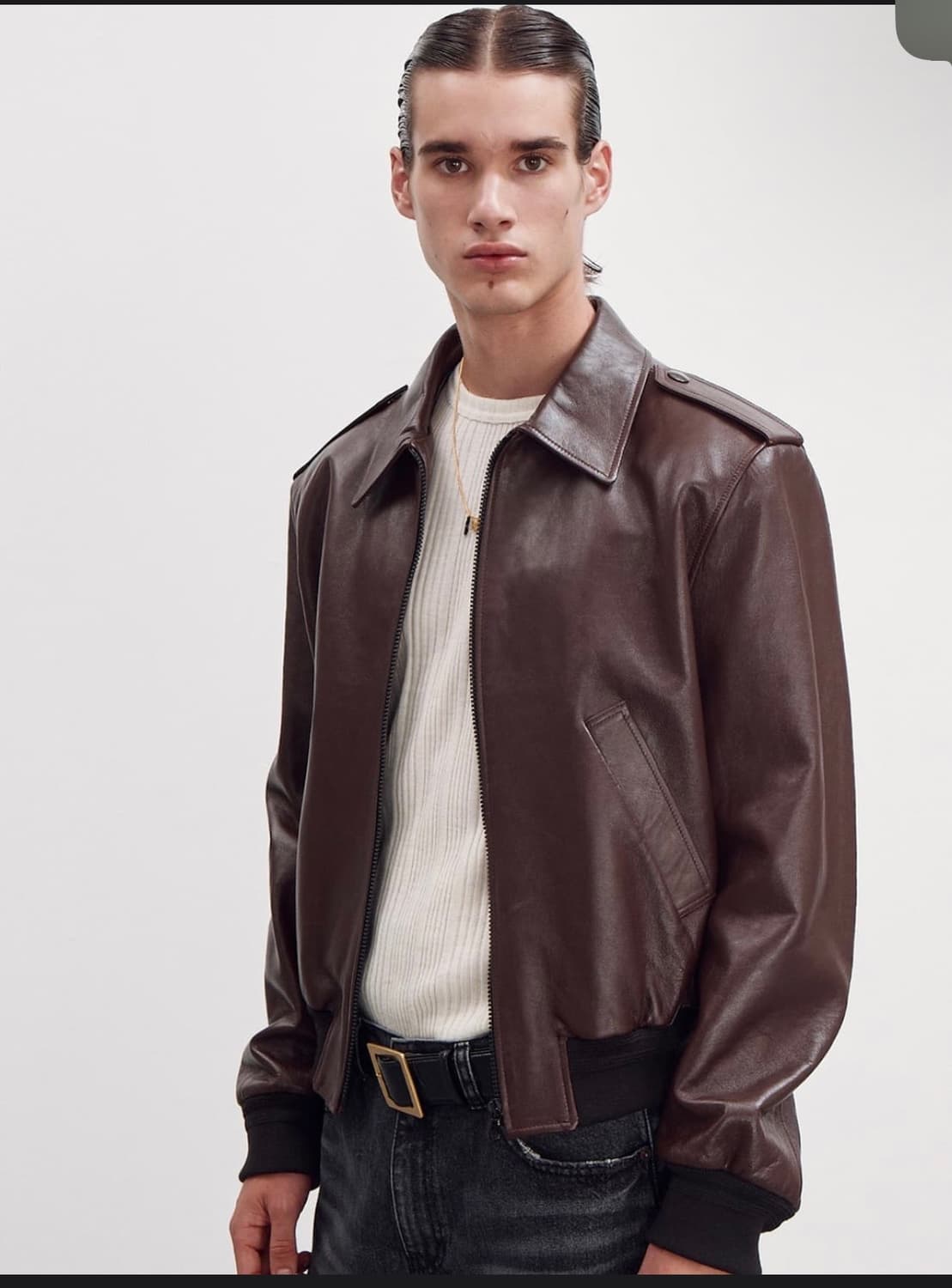 렉토 에폴렛 가죽자켓 S사이즈 팝니다 상품이미지1