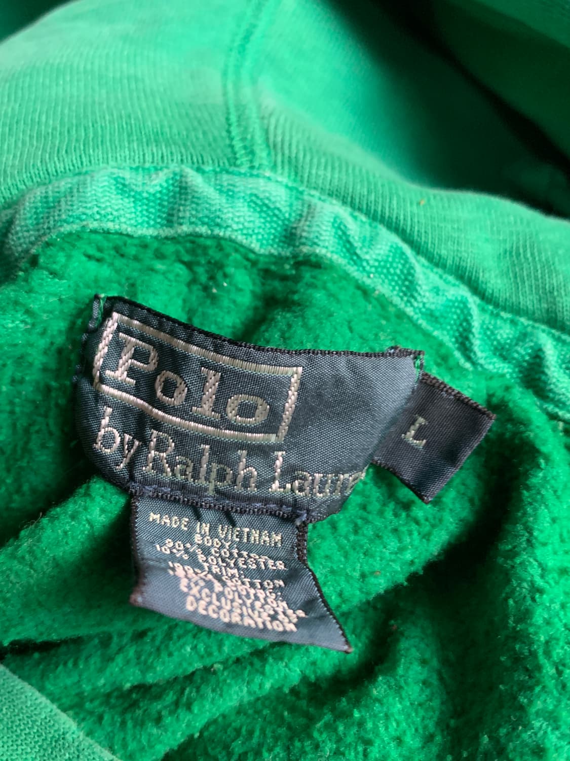 폴로 그린 초록 후드집업 L 상품이미지4