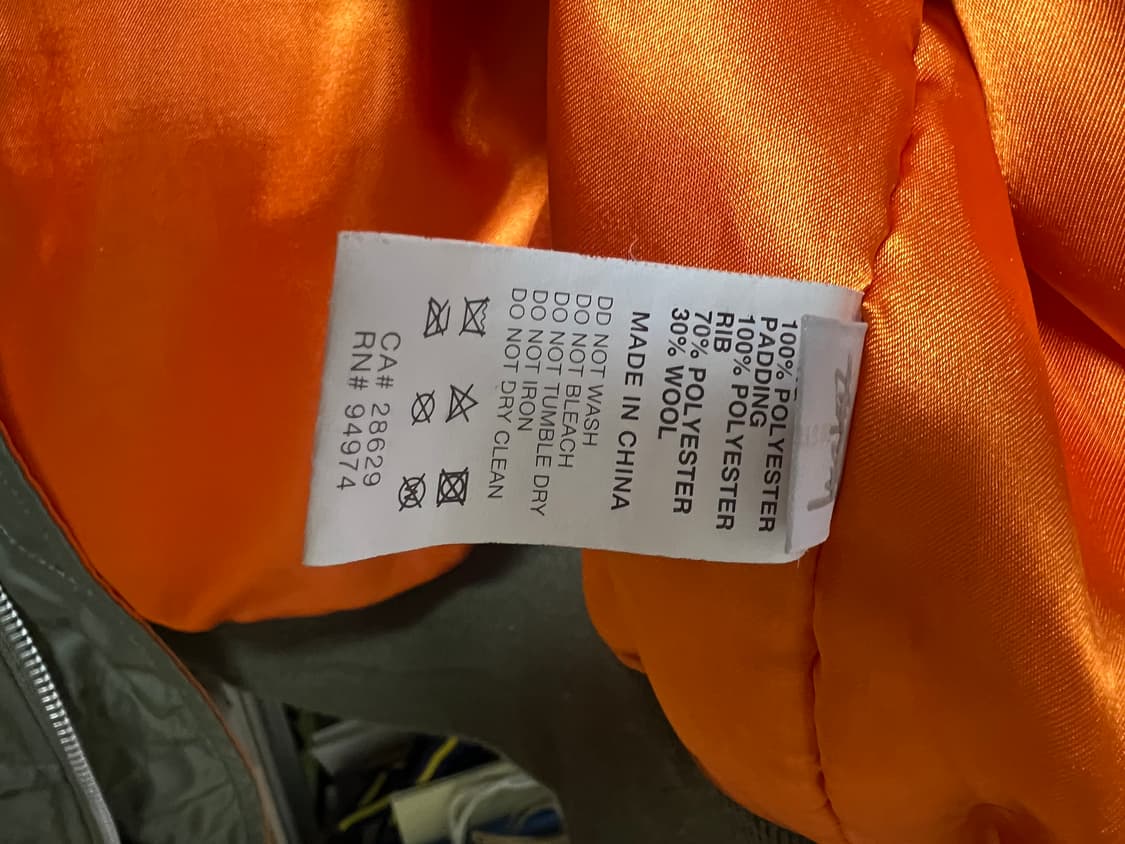 스투시xCDG 콜라보 MA-1 자켓 팝니다 상품이미지8