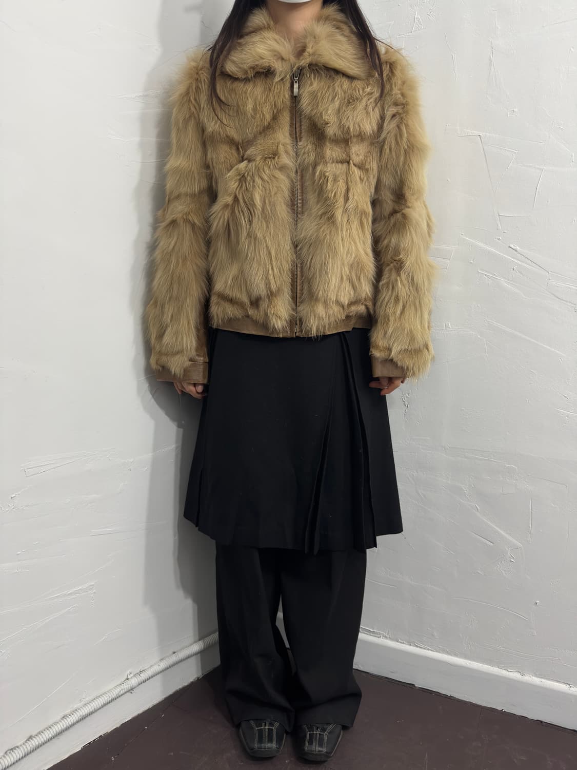 hiverreine fur leather jacket 상품이미지3