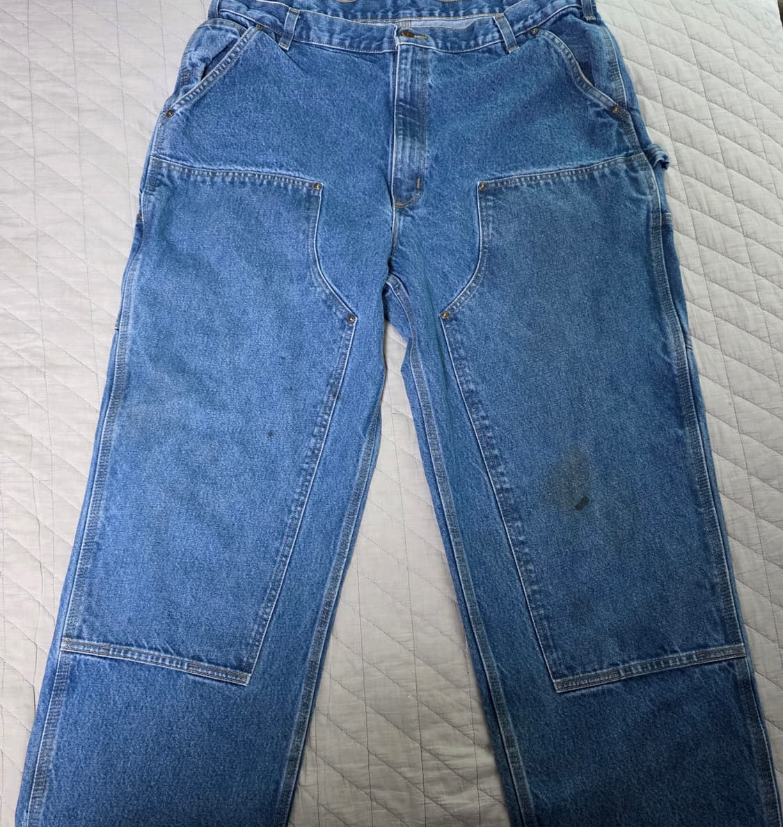 [40X32] 빈티지 칼하트 더블니 B73 DST 데님팬츠 굿 B19 상품이미지1