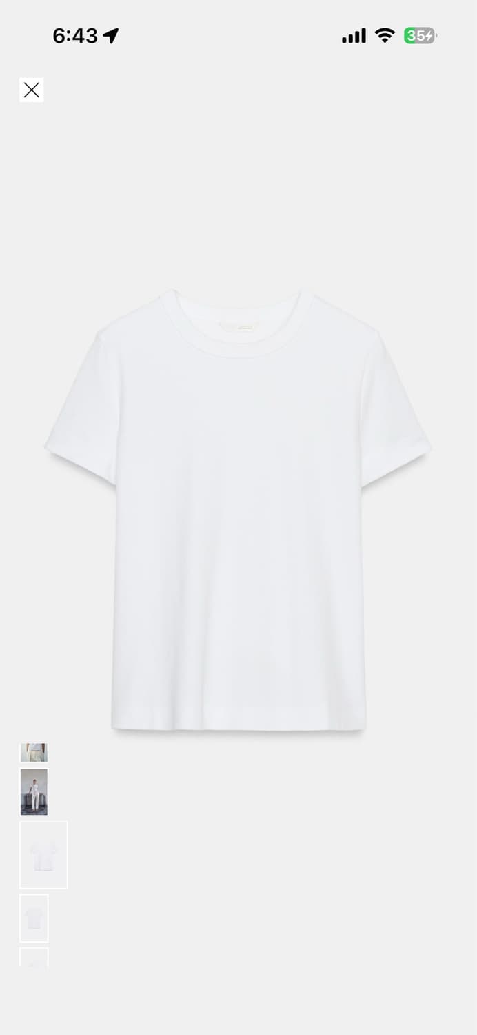 ZARA 반팔 화이트 M 상품이미지3