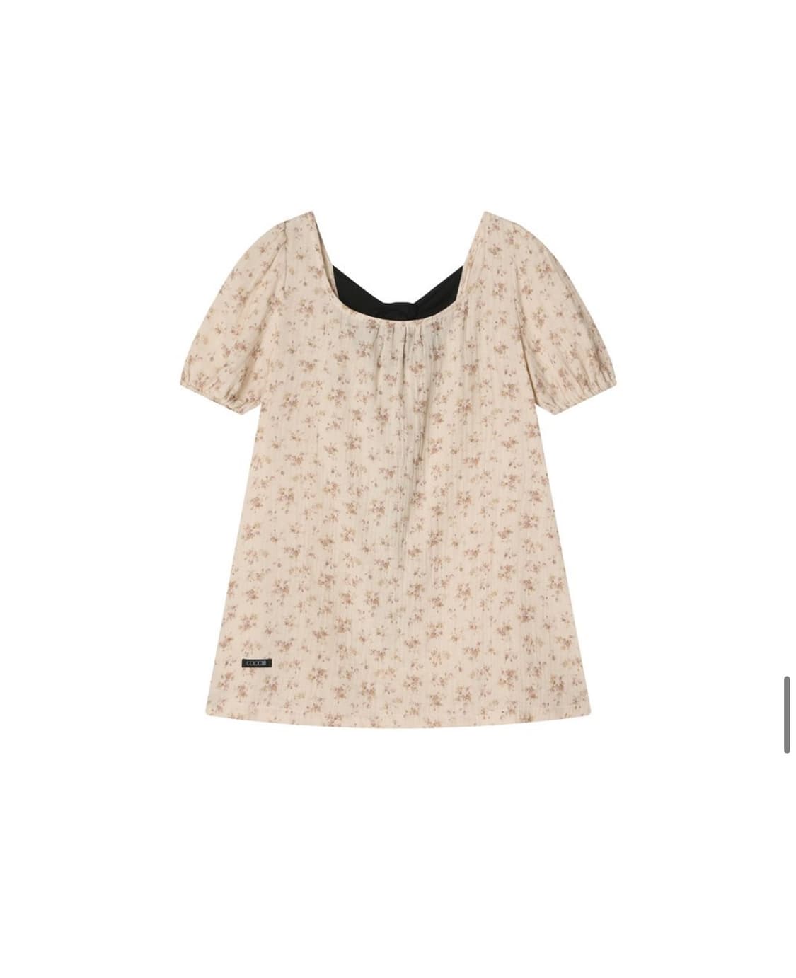 콜로신스 black tie blouse vintage flower 상품이미지1