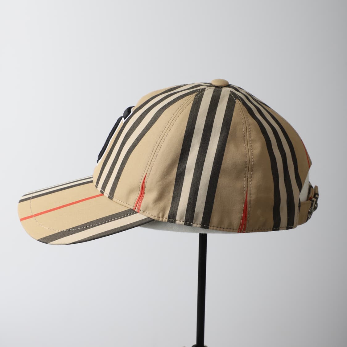 S / Burberry 버버리 TB 모노그램 모티프 빈티지 체크 볼캡 상품이미지3