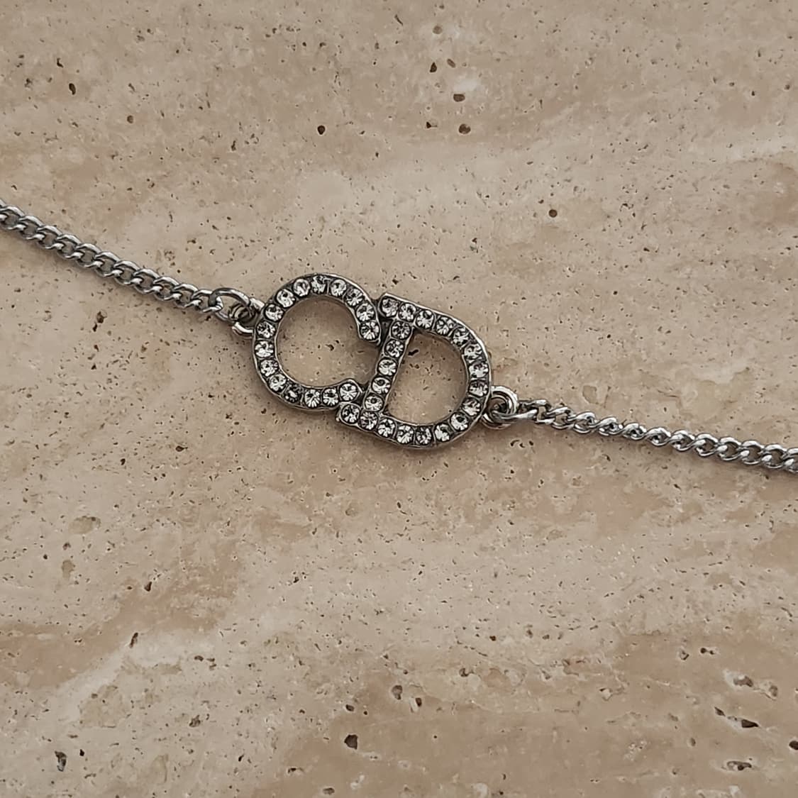 디올 CD 정품 빈티지 업사이클링 목걸이 상품이미지3