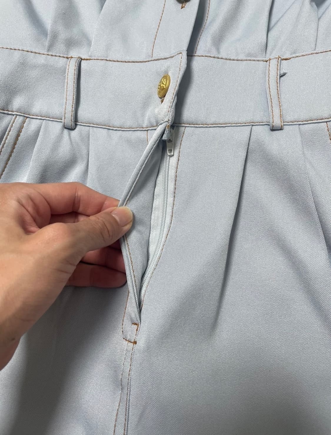 [새제품] 스카이블루 점프수트 free 상품이미지4