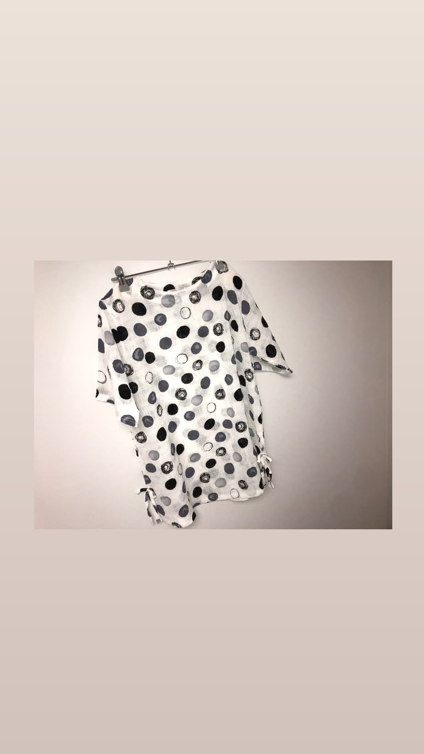 Dot half blouse 상품이미지1