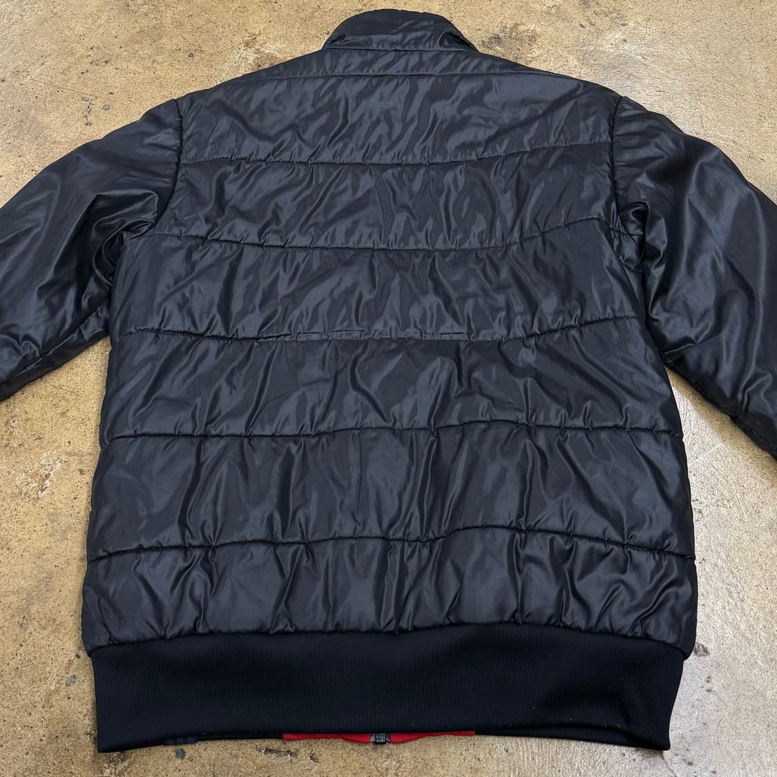 [정품/95] 아디다스 AC밀란 트랙 자켓 레드 블랙 양면 패딩 b16 상품이미지9